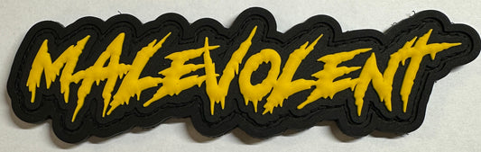 MALEVOLENT PVC PATCH NIRVANA (YELLOW)