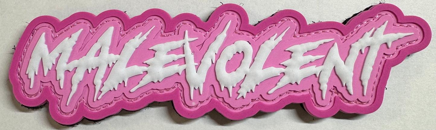 MALEVOLENT PVC PATCH ROSA (PINK)