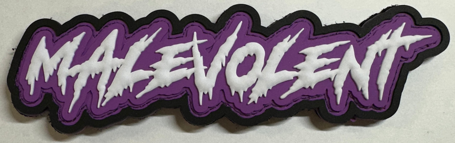 MALEVOLENT PVC PATCH UVA (PURPLE)