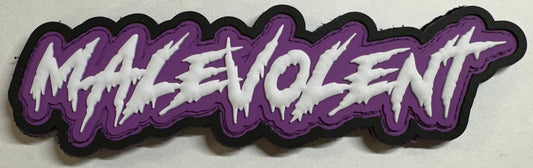 MALEVOLENT PVC PATCH UVA (PURPLE)